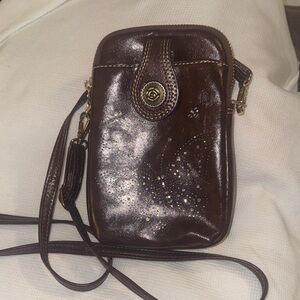 Brown Leather Crossbody Bag